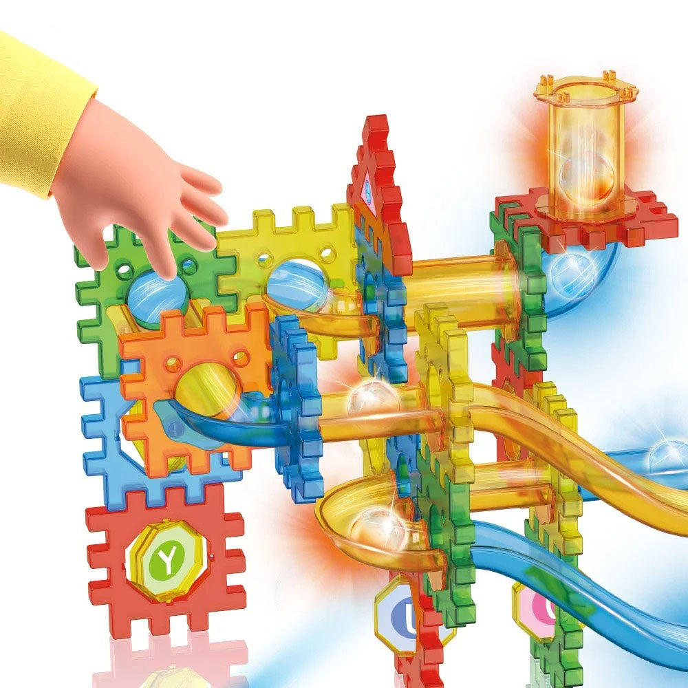 Marble Run Building Blocks Set - 78 pcs
