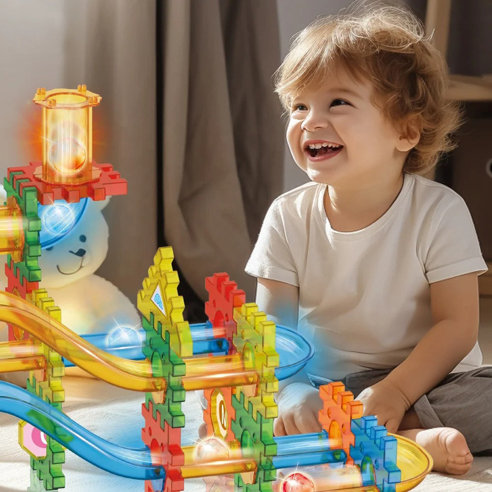 Marble Run Building Blocks Set - 78 pcs