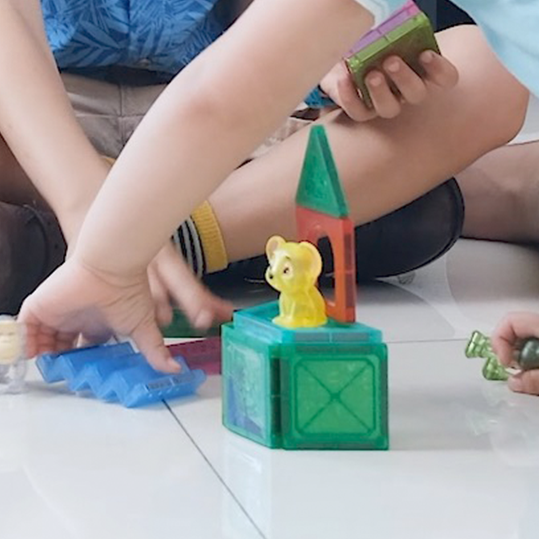 Magnetic Tiles Building Blocks - Safari Animals (36 pcs)